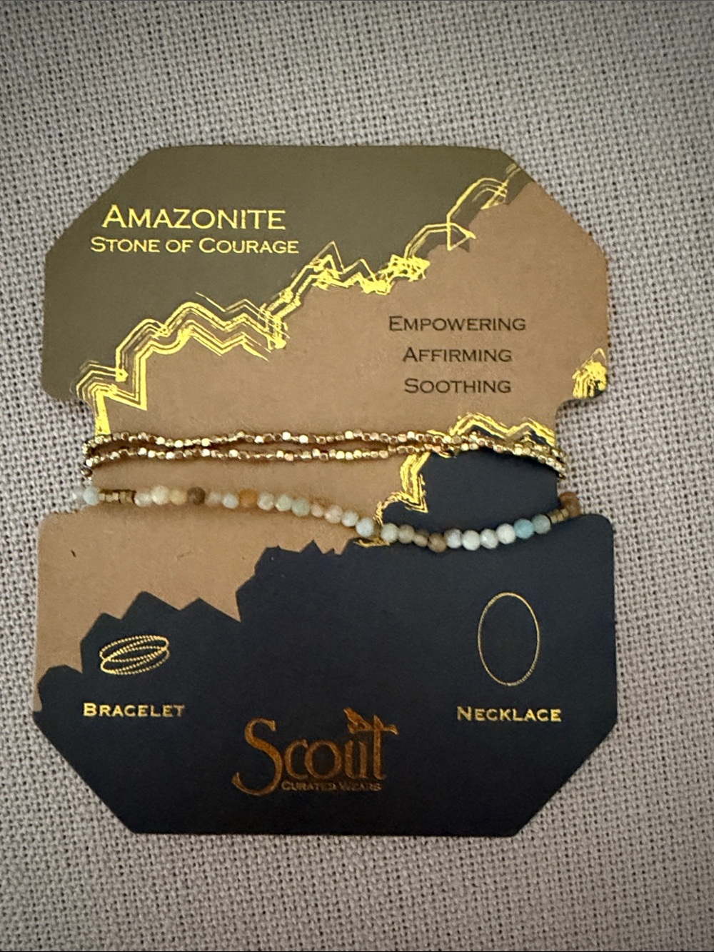 Scout Amazonite Beaded Bracelet or Necklace